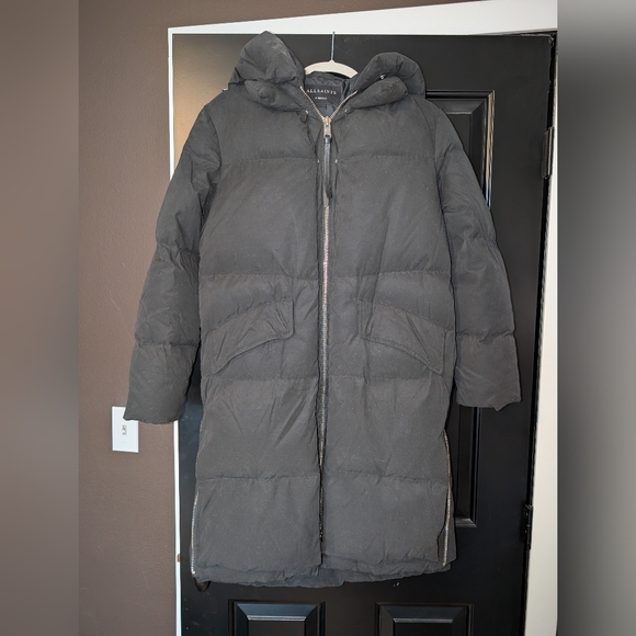 All Saints Ester Puffer Parka Coat - Picture 11 of 15